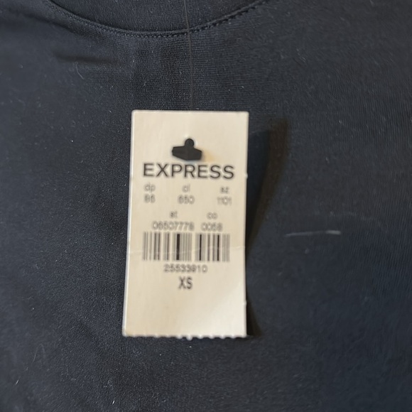 Express Short Sleeve Ruched Bodysuit Size XS - Picture 4 of 4